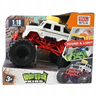 Samochody i pojazdy dla dzieci - SAMOCHÓD TERENOWY DUŻY MONSTER TRUCK AUTO ŚWIATŁO DŹWIĘK - miniaturka - grafika 1