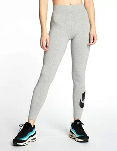 Damskie szare Legginsy NIKE TIGHT FIT DB3903-063 - Legginsy - miniaturka - grafika 1