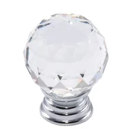 Meble modułowe i akcesoria - UCHWYT GAŁKA MEBLOWA DO MEBLI SZAFEK CHROM + CRYSTAL 40MM GKS003-40 AMIX - miniaturka - grafika 1