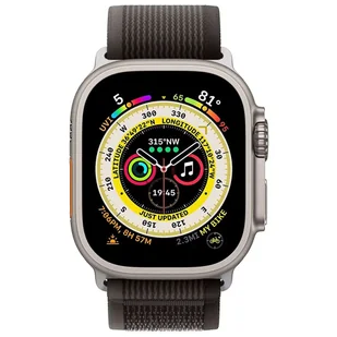 Pasek Alogy Sport na rzep do Apple Watch 4/5/6/7/8/SE/Ultra (42/44/45/49mm) Czarno-pomarańczowy - Akcesoria do smartwatchy - miniaturka - grafika 9