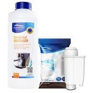 Akcesoria i części do ekspresów do kawy - Zestaw Philips Saeco - AL-Inte+, Uniwersalny Odkamieniacz 500ml - miniaturka - grafika 1