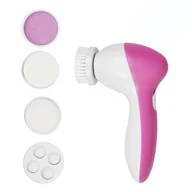 Szczoteczki do twarzy - Szczoteczka obrotowa do mycia twarzy masażer elektryczny peeling 5w1 - miniaturka - grafika 1