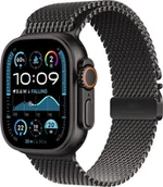 Smartwatch - Apple Watch Ultra 2 GPS + Cellular 49mm Black Titanium Case Milanese Loop Czarny - miniaturka - grafika 1