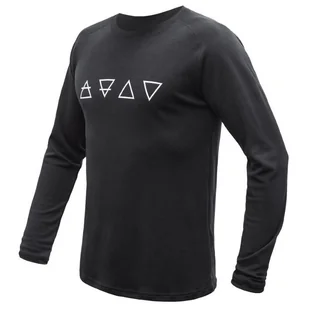 Męska koszulka Sensor merino Blend Elements black Rozmiar: L / Kolor: czarny - Koszulki sportowe męskie - miniaturka - grafika 1