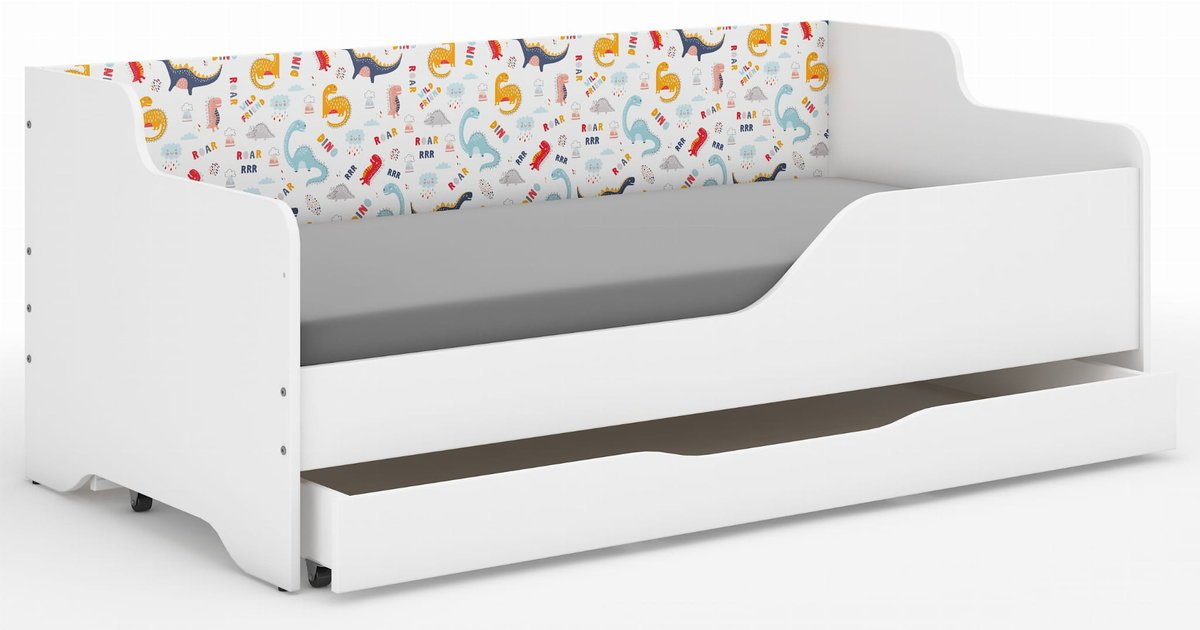 Łóżko dziecięce LILU 160x80 DINOZAURY