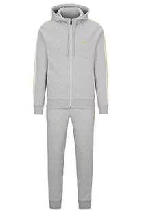 BOSS Męska bluza dresowa, szary jasny pastelowy (Light/Pastel Grey), L - Bluzy męskie - miniaturka - grafika 1