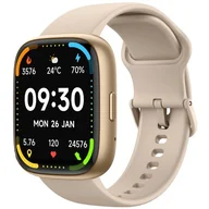 Smartwatch - Smartwatch MAXCOM Ecowatch 6 Złoty - miniaturka - grafika 1