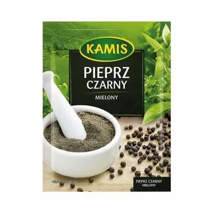 Kamis PIEPRZ CZARNY MIELONY 20G zakupy dla domu i biura 61235099 - Przyprawy i zioła sypkie - miniaturka - grafika 1