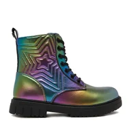 Buty dla dziewczynek - Trzewiki DeeZee CEO-CM241227-16 Zielony - miniaturka - grafika 1