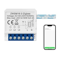 Systemy inteligentnych domów - Inteligentny przełącznik dopuszkowy ZigBee Avatto ZWSM16-W3 TUYA - miniaturka - grafika 1