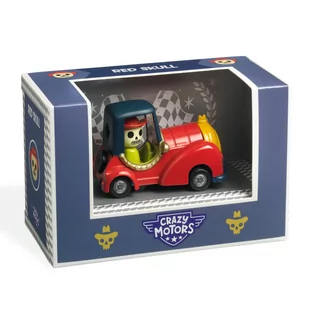 Samochód Djeco Crazy Motors - Red Skull - Samochody i pojazdy dla dzieci - miniaturka - grafika 1