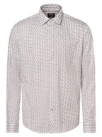 Koszule męskie - JOOP! Koszula męska Mężczyźni Slim Fit Bawełna biały wzorzysty, 38 - miniaturka - grafika 1
