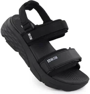 Sandały damskie - Sandały sportowe damskie na rzep czarne Big Star RR274A076 40 - miniaturka - grafika 1