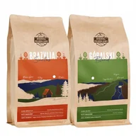 Kawa - ŚWIEŻO PALONA KAWA MIELONA BRAZYLIA SANTOS 500g 100% ARABICA SPECIALITY - miniaturka - grafika 1