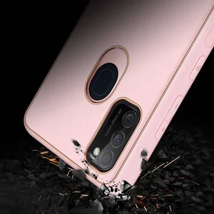 Dux Ducis Yolo eleganckie etui pokrowiec ze skóry ekologicznej Samsung Galaxy M30s różowy - Etui i futerały do telefonów - miniaturka - grafika 11