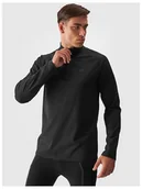 Pozostała odzież narciarska - Koszulka termiczna męska z technologią 4FWarm 4F 4FWAW24UBRUM076-20S Czarny - miniaturka - grafika 1