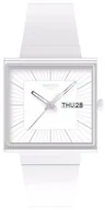 Zegarki męskie - Zegarek Swatch SO34W700 WHAT IF…ALLWHITE? - miniaturka - grafika 1