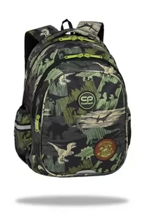 Coolpack F029672, Plecak szkolny Jerry ADVENTURE PARK, Zielony, Zielony, 39 x 28 x 15 cm, designerski - Plecaki szkolne i tornistry - miniaturka - grafika 1