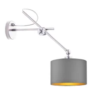 Lampy ścienne - Regulowana lampka ścienna do czytania HAMILTON GOLD w stylu skandynawskim - miniaturka - grafika 1