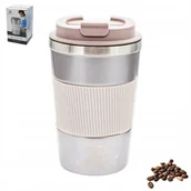 Kubki termiczne - KUBEK TERMICZNY termos 350 ml SZCZELNY stal nierdzewna Meyerhoff SZARY - miniaturka - grafika 1