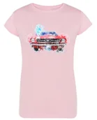 Koszulki i topy damskie - T-Shirt damski nadruk kolorowy MUSTANG r.M - miniaturka - grafika 1