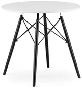 Stoły - Biały stół kuchenny w stylu skandynawskim K7-B30 - miniaturka - grafika 1