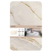 Maty antypoślizgowe - Podkładka łazienkowa Sofer Marmur 39x60 cm - miniaturka - grafika 1