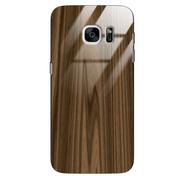 Etui i futerały do telefonów - Etui drewniane Samsung Galaxy S7 Premium Wood Brown Forestzone Glass - miniaturka - grafika 1