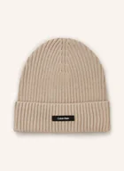 Czapki damskie - Calvin Klein Czapka beige - miniaturka - grafika 1