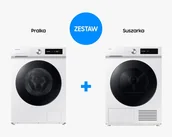 Zestawy AGD - Samsung Zestaw Pralka Bespoke AI 11kg WW11DB7B34GWU4 + Suszarka Bespoke AI 9kg DV90DB7845GWU4 - miniaturka - grafika 1