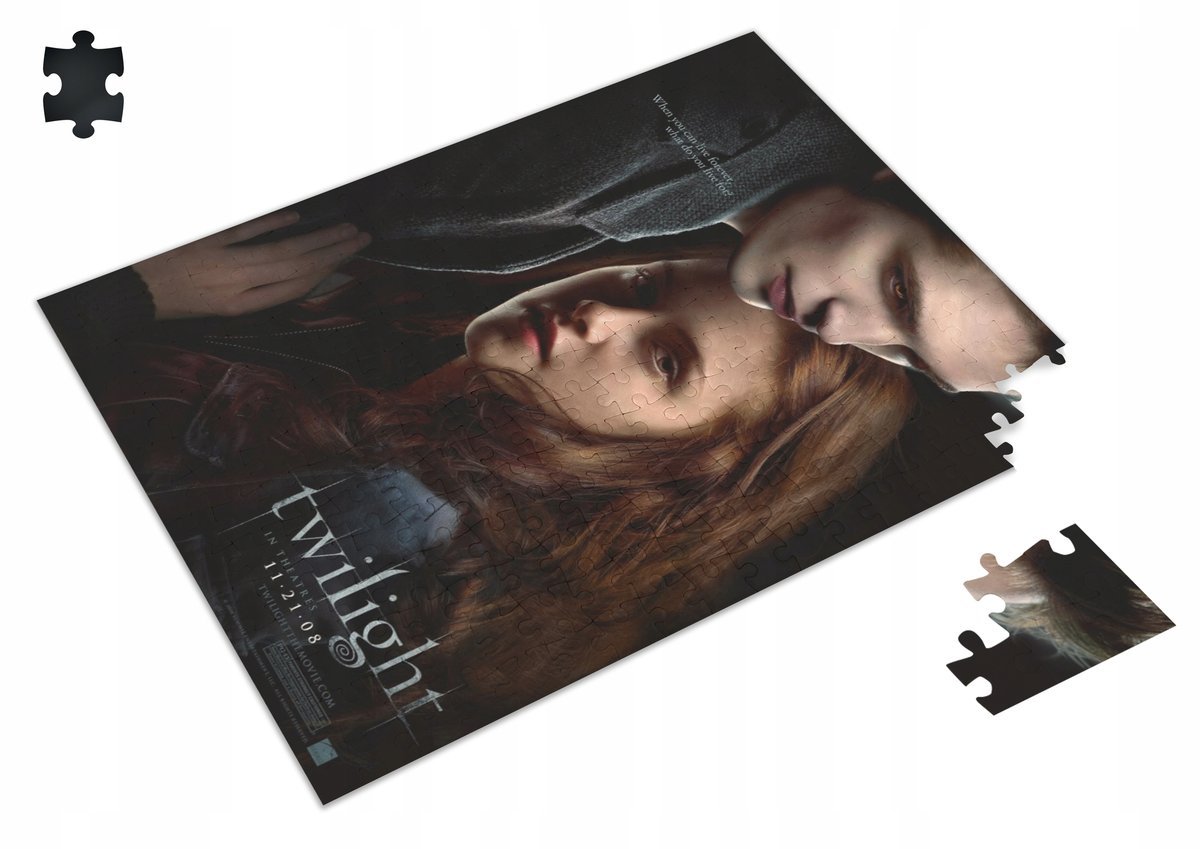 Puzzle Saga Zmierzch Wampiry A3 252 el z Nadrukiem + IMIĘ Pudełko 31