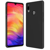 Etui i futerały do telefonów - Etui ochronne na telefon komórkowy Xiaomi Redmi Note 7 silikonowo-żelowe etui na telefon komórkowy, czarne - miniaturka - grafika 1