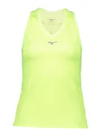 Koszulki sportowe damskie - Mizuno Top "Aero" w kolorze żółtym do biegania - miniaturka - grafika 1