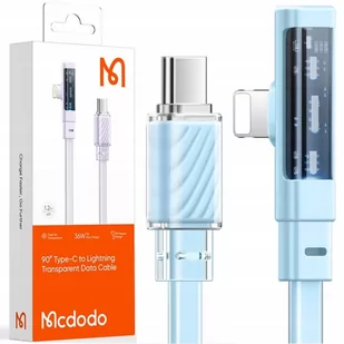 Mcdodo Szybki Kabel Kątowy Usb-C Lightning 36W 1,2M Niebieski - Kable USB - miniaturka - grafika 1