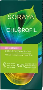Soraya Chlorofil Złuszczające krople zwężające pory 30ml - Serum do twarzy - miniaturka - grafika 1