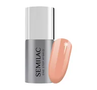 Lakiery hybrydowe - Semilac One Step Hybrid 3w1 Inner Warmth Peach S450 5ml - miniaturka - grafika 1