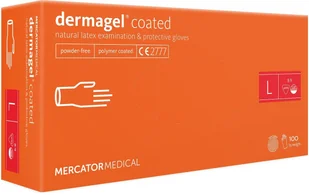 dermagel® coated 100 szt., rozmiar L - Rękawiczki jednorazowe - miniaturka - grafika 1