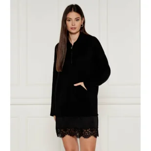 Pinko Wełniana sukienka NERO | z dodatkiem kaszmiru - Sukienki - miniaturka - grafika 1