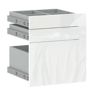 Meble modułowe i akcesoria - Szuflady Zewnętrzne Niskie Vesti 1D Typ 81 Biały Wysoki Połysk 5003057/Bpsr - miniaturka - grafika 1