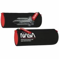 Piórniki - Starpak Piórnik tuba 1 zamek NASA czarny - miniaturka - grafika 1