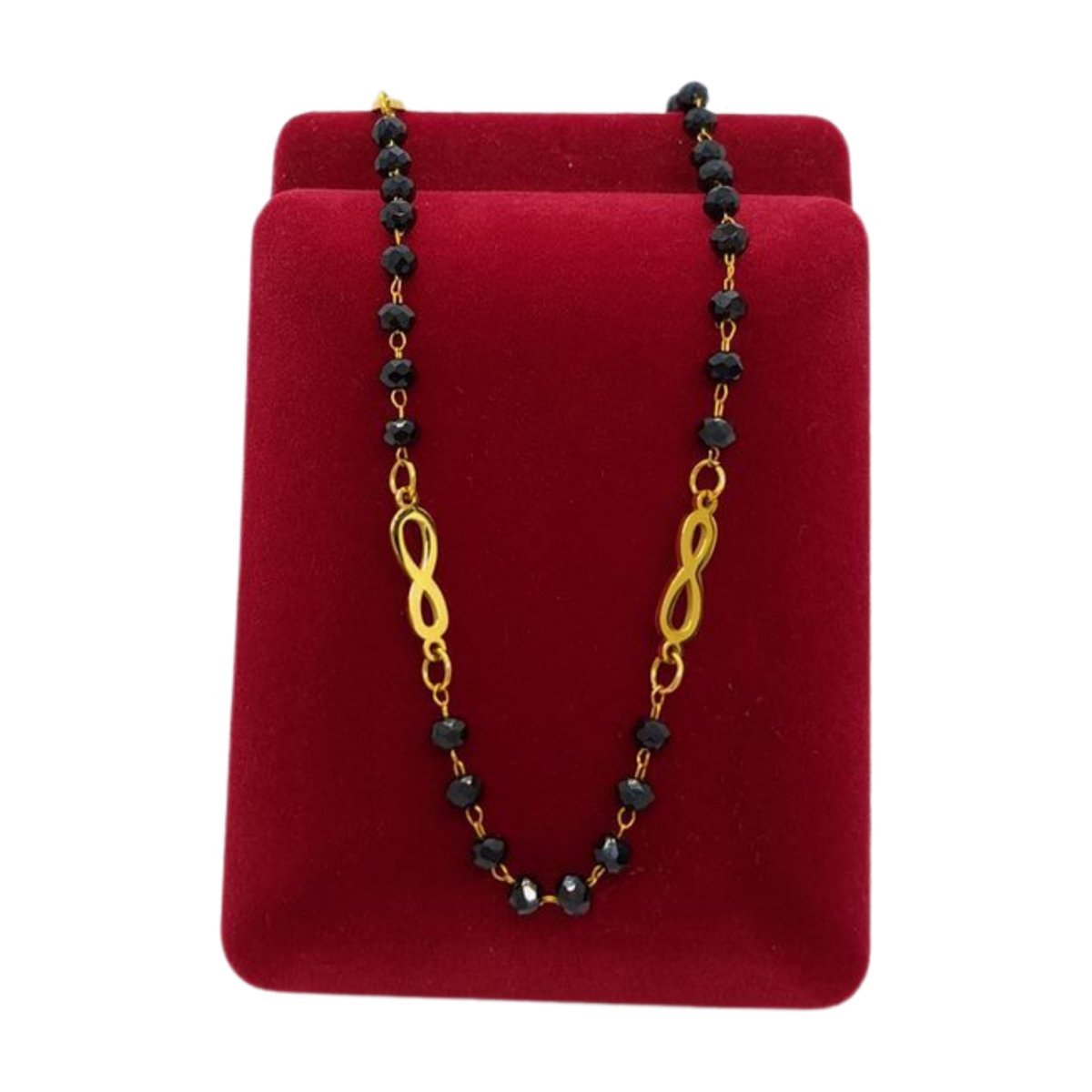 Naszyjnik koraliki z nieskończonością - Infinity Beads - Stal chirurgiczna