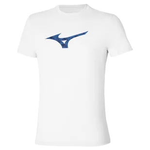 Koszulka męska Mizuno Paris Graphic Tee White M - Koszulki sportowe męskie - miniaturka - grafika 1