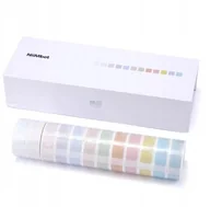 Etykiety samoprzylepne i bloki etykiet - .NIIMBOT Naklejki Termiczne 12 sztuk KOLOROWE 12*30 - miniaturka - grafika 1