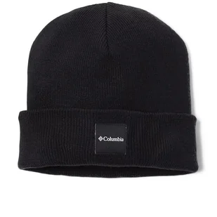 Czapka Columbia Unisex City Trek Heavyweight Beanie 1911251013 - czarna - Czapki i chusty sportowe męskie - miniaturka - grafika 1