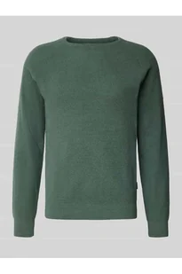 Sweter z dzianiny z okrągłym dekoltem model DANTE - Blend - Swetry męskie - miniaturka - grafika 1