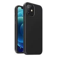 Etui i futerały do telefonów - Ugreen Protective Silicone Case gumowe elastyczne silikonowe etui pokrowiec iPhone 12 mini czarny - miniaturka - grafika 1