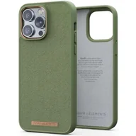 Etui i futerały do telefonów - Njord by Elements Etui zamszowe do iPhone 14 Pro Olive Comfort+ - miniaturka - grafika 1