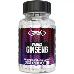 Real Pharm Panax Ginseng 500mg 90caps - Witaminy i minerały dla sportowców - miniaturka - grafika 1