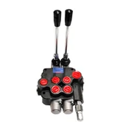 Akcesoria do hydrauliki siłowej - Rozdzielacz hydrauliczny Presko 02P80, 2-sekcyjny - miniaturka - grafika 1