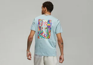 Nike Air Jordan Brand Graphic Crew Tee Ocean Cube - Koszulki męskie - miniaturka - grafika 1